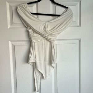Final touch white bodysuit size small